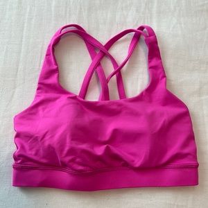 Hot Pink Lululemon Sports Bra